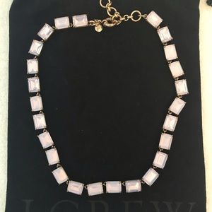 J. Crew Pink Opal Crystal Necklace - Rarely worn